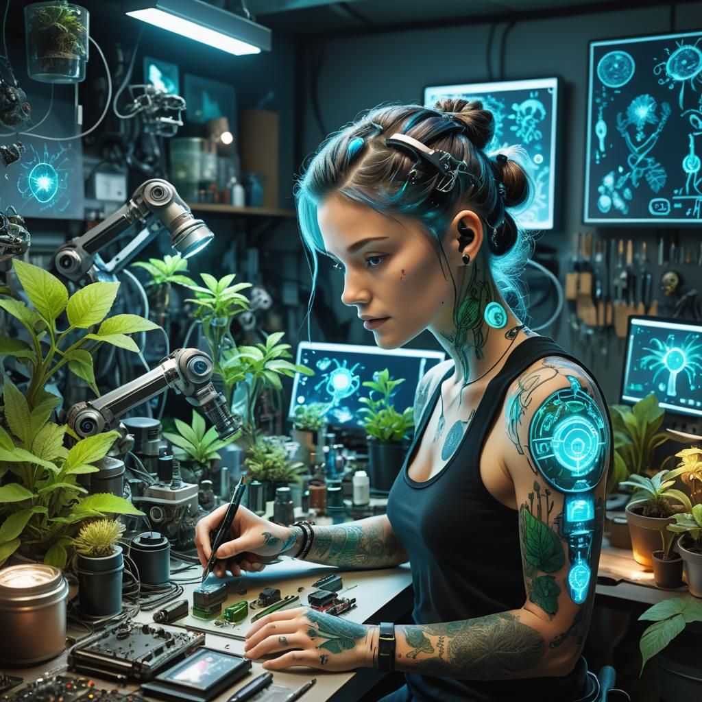 Artist at Work  by @fredlef