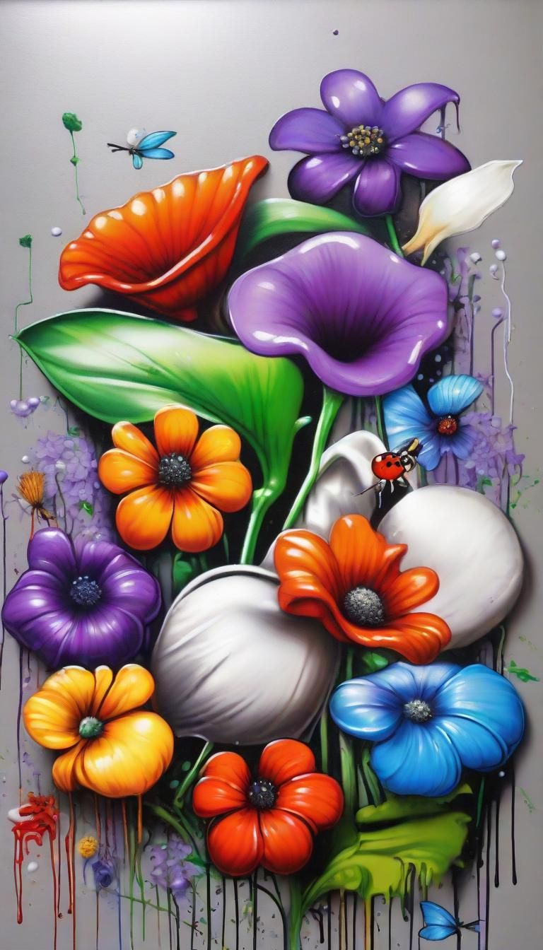 graffiti art in bloom