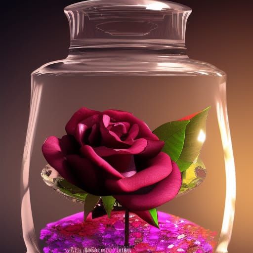 red rose - AI Generated Artwork - NightCafe Creator