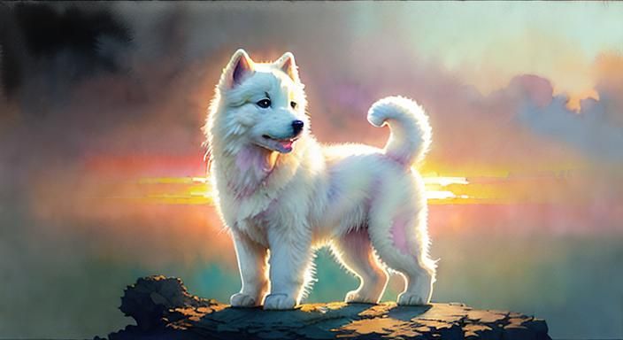 Samoyed pup