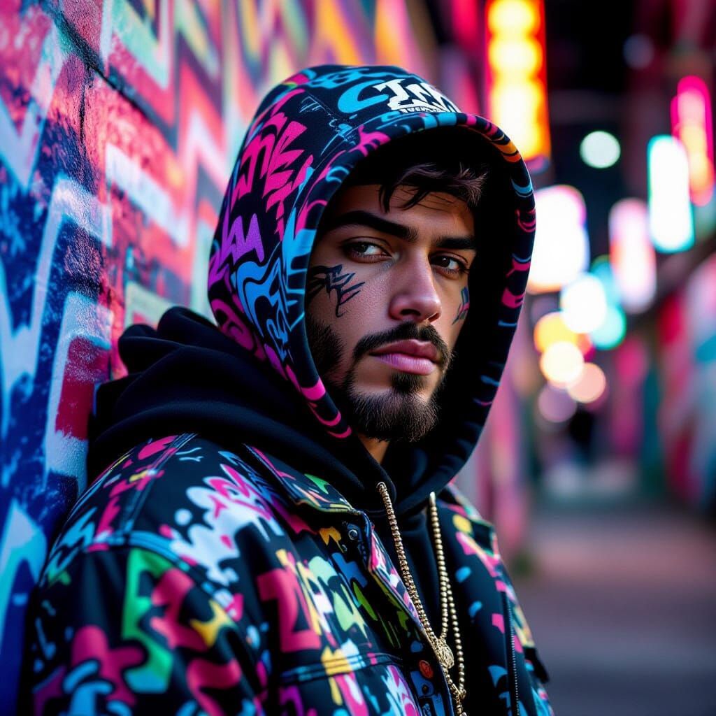 Graffiti K” blends gritty street swagger with vivid urban imagery, telling the story of a rapper and graffiti artist who...