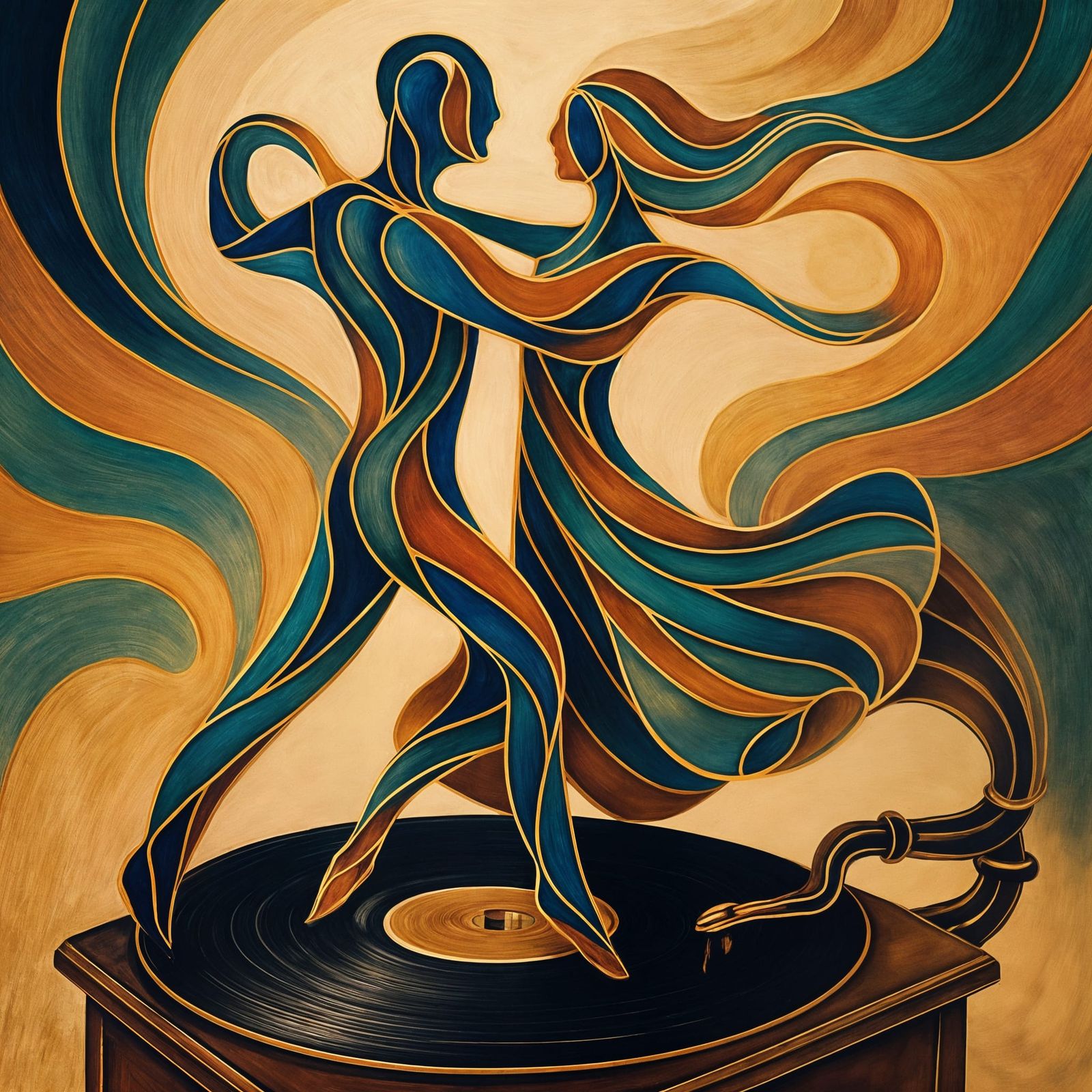 The gramophone waltz  by @Francis H