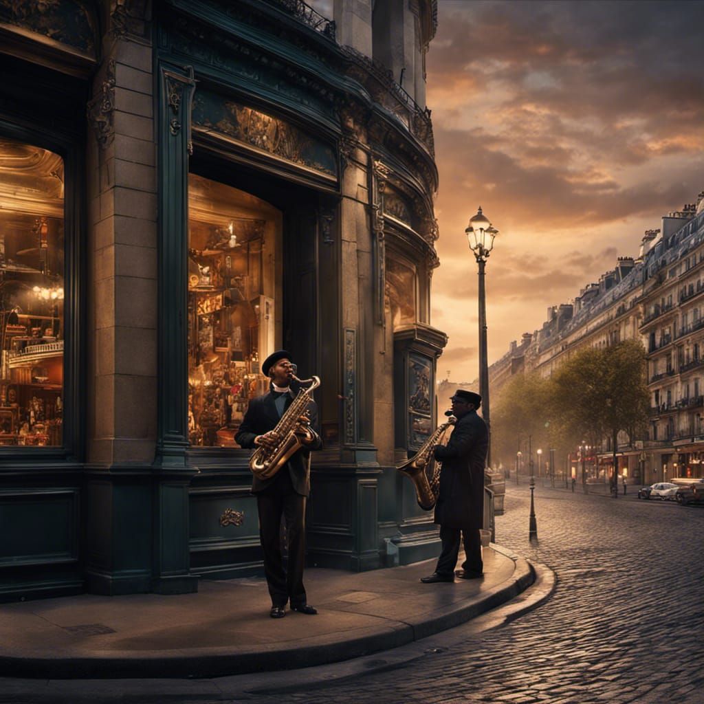 Paris buskers