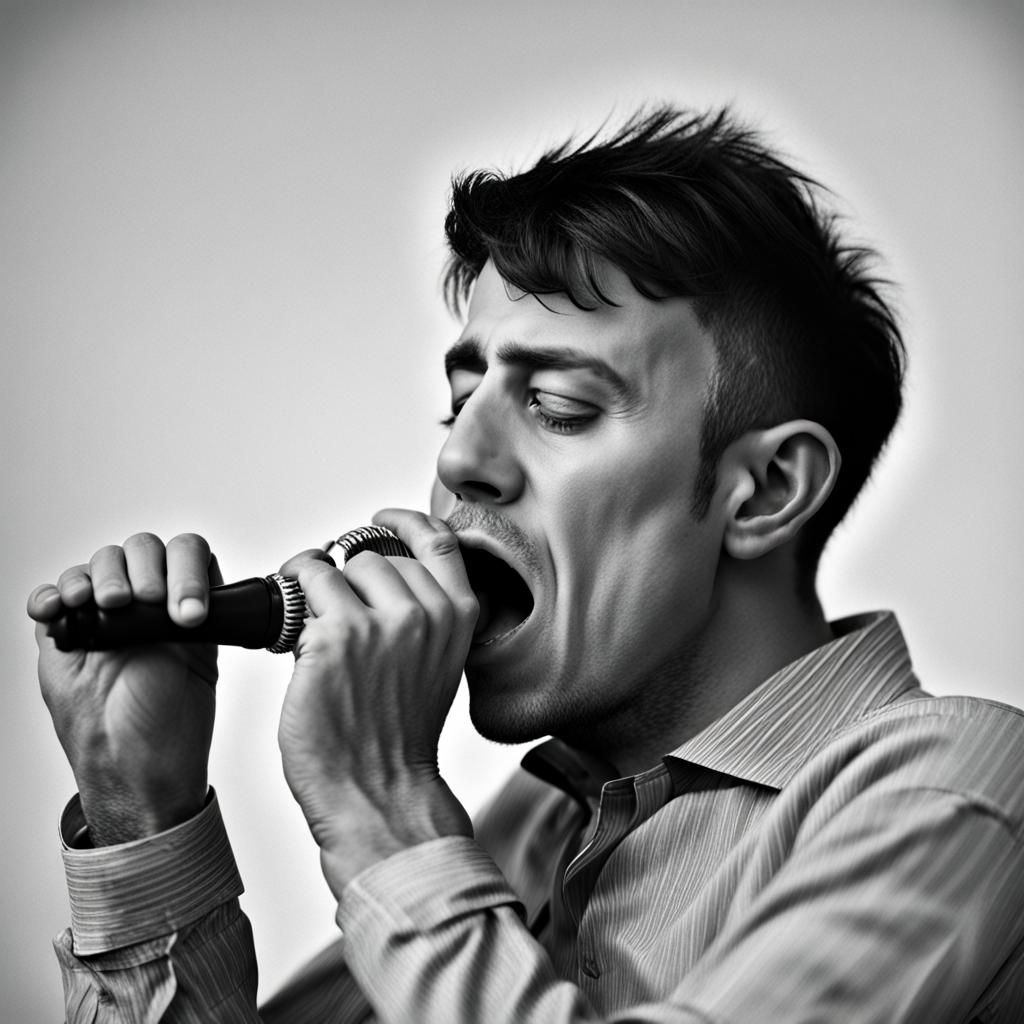 They call me the human harmonica AI Generated Artwork NightCafe Creator