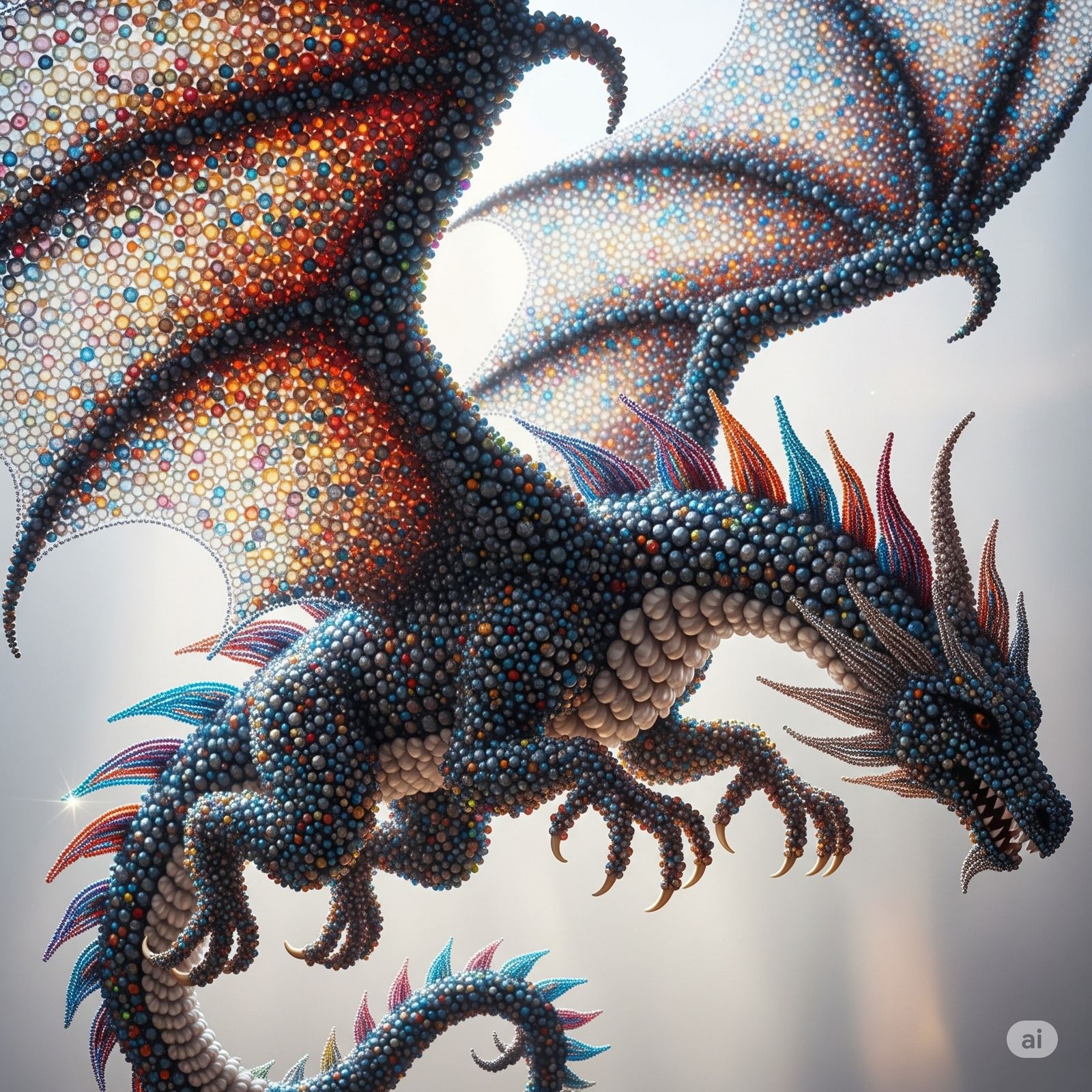 Dragon (Textural Style Lab - Bead Blast)