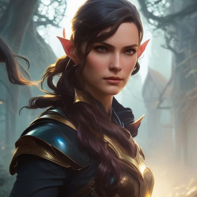 Thoracks Elven Hunter - AI Generated Artwork - NightCafe Creator