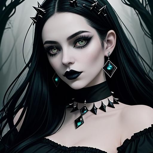 Gothic Connie… self portrait and how I see myself. - AI Generated ...