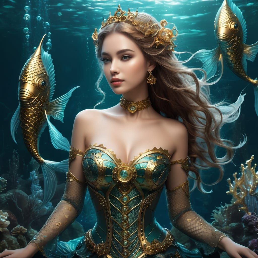 Steampunk mermaid