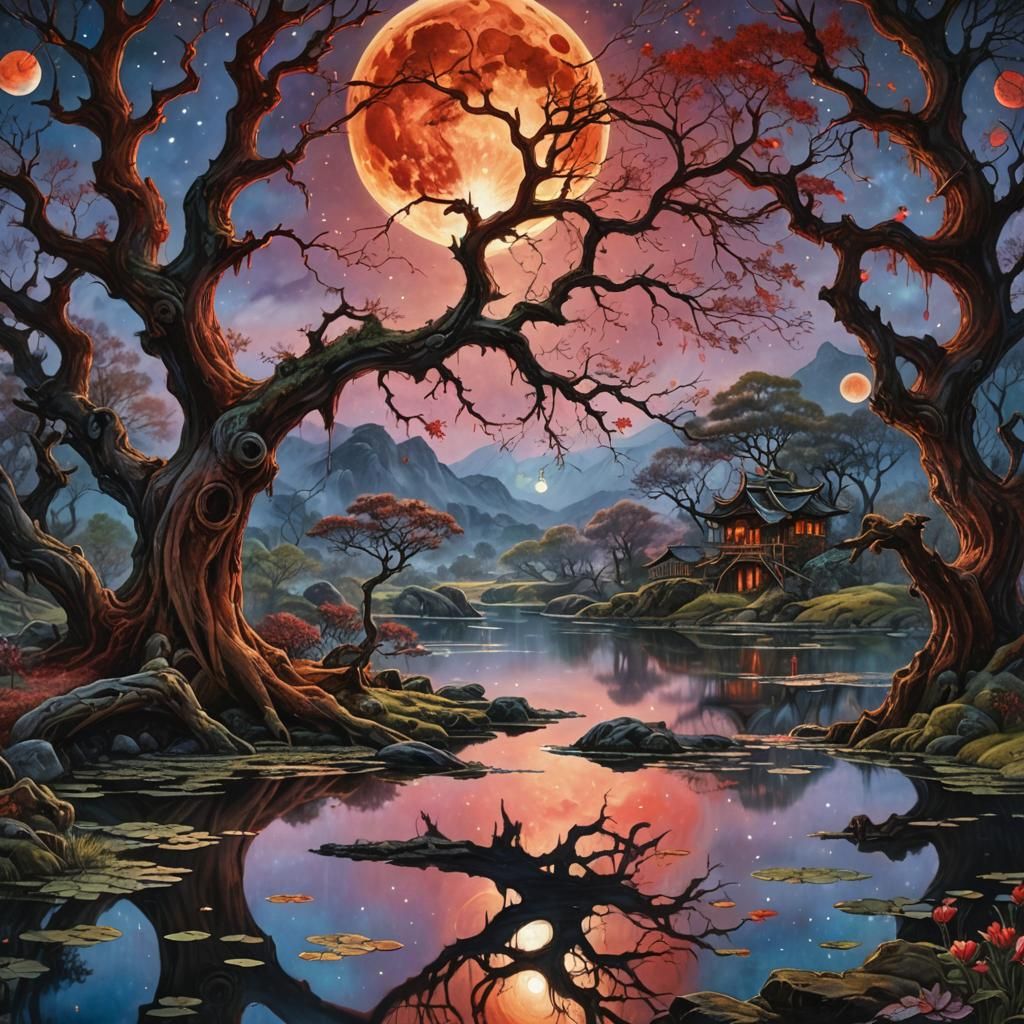 Old gnarled tree  by @Lolof