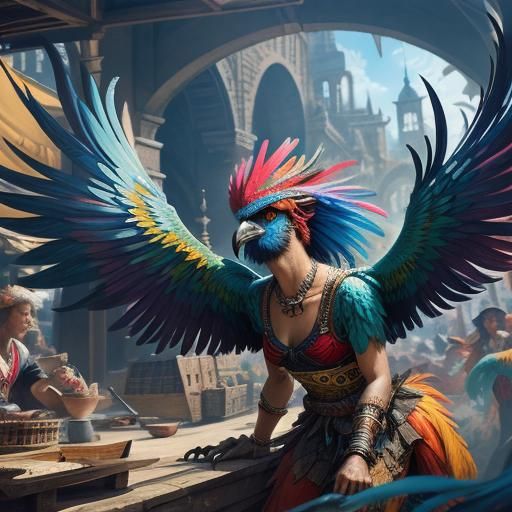 Harpy at the Market 