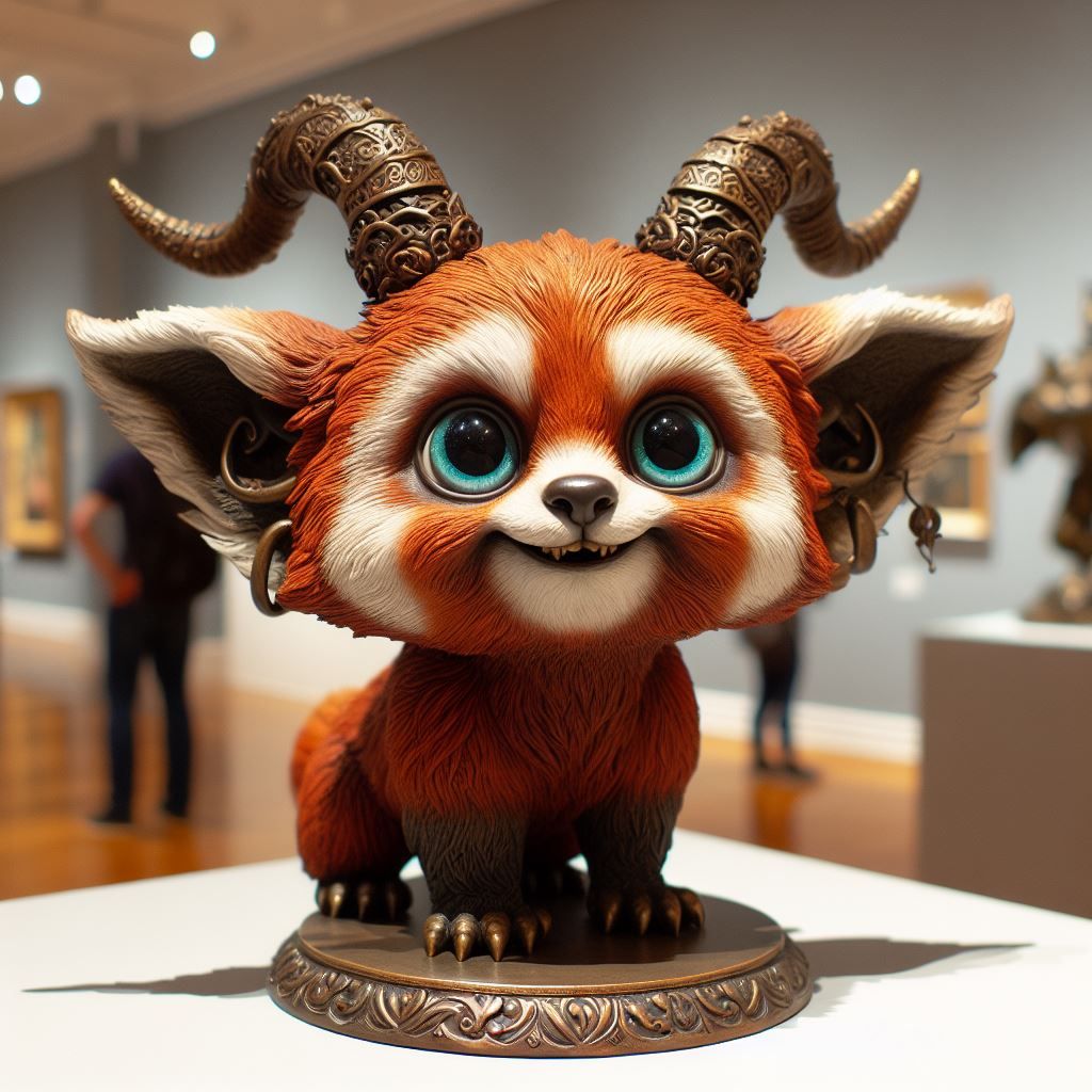 Mango is in a museum!