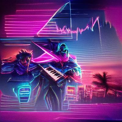 Synthwave - AI Generated Artwork - NightCafe Creator