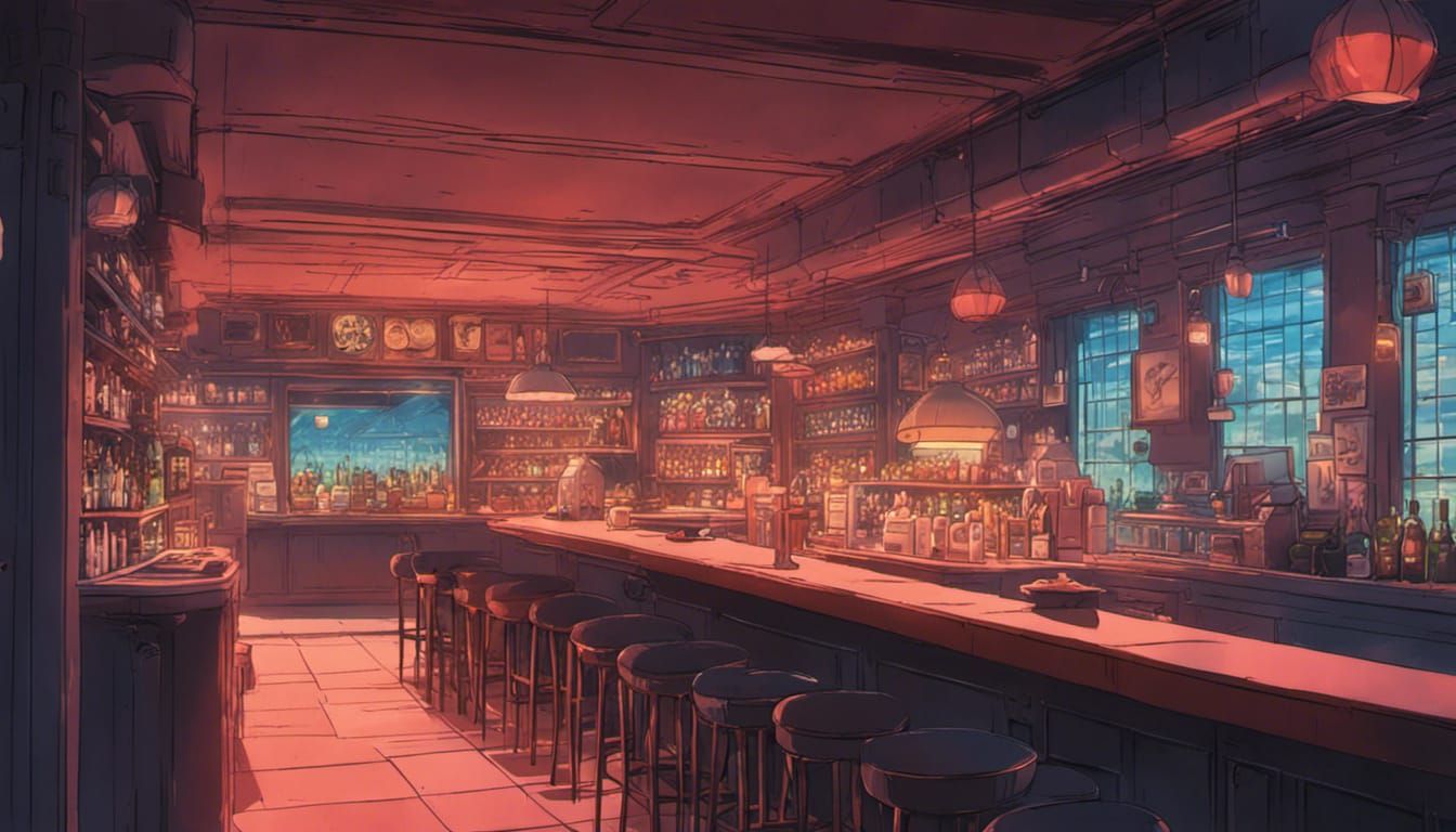ArtStation - Bar and Club, Arseniy Chebynkin | Episode backgrounds, Anime  places, Episode interactive backgrounds