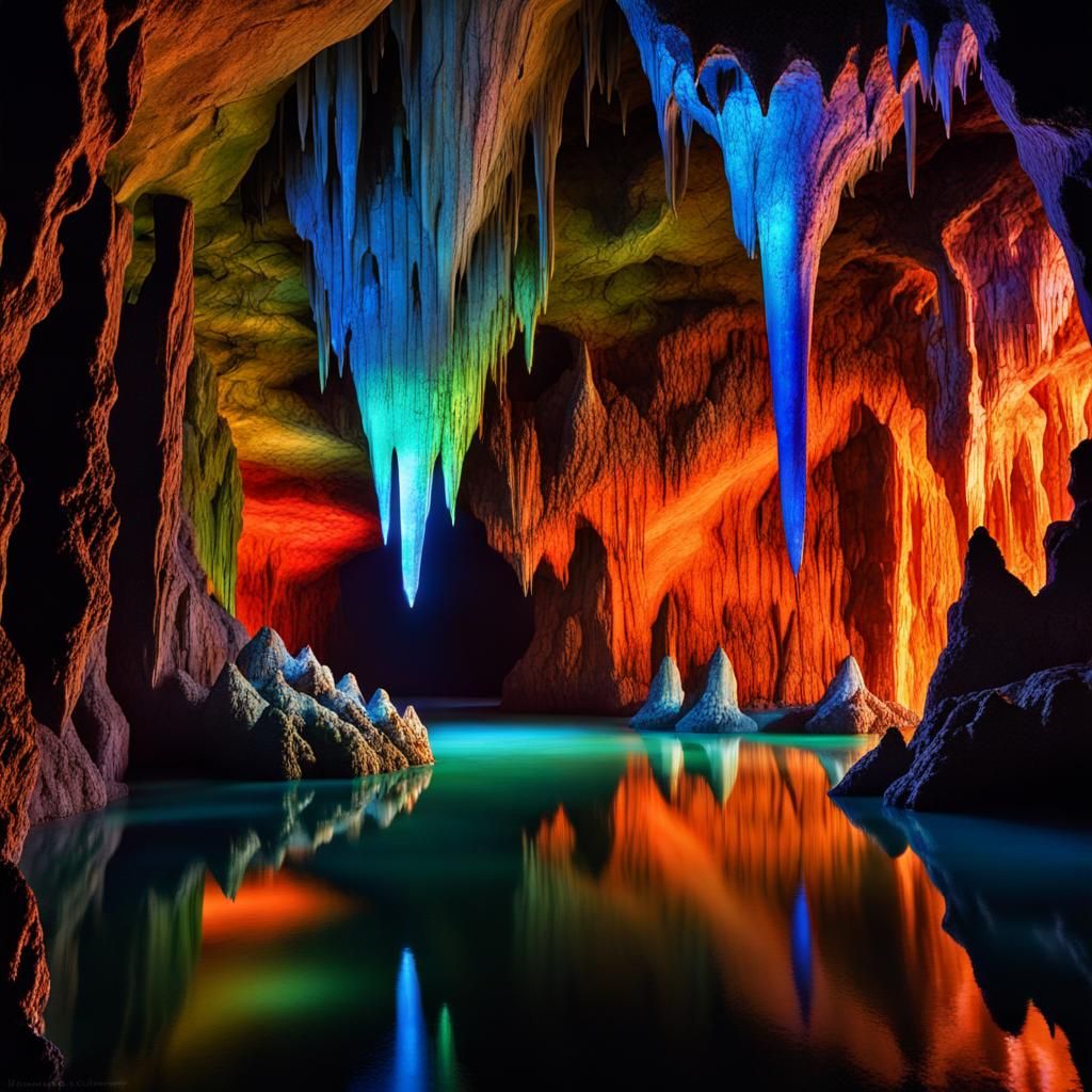 Crystal Cave  by @Storm Rider