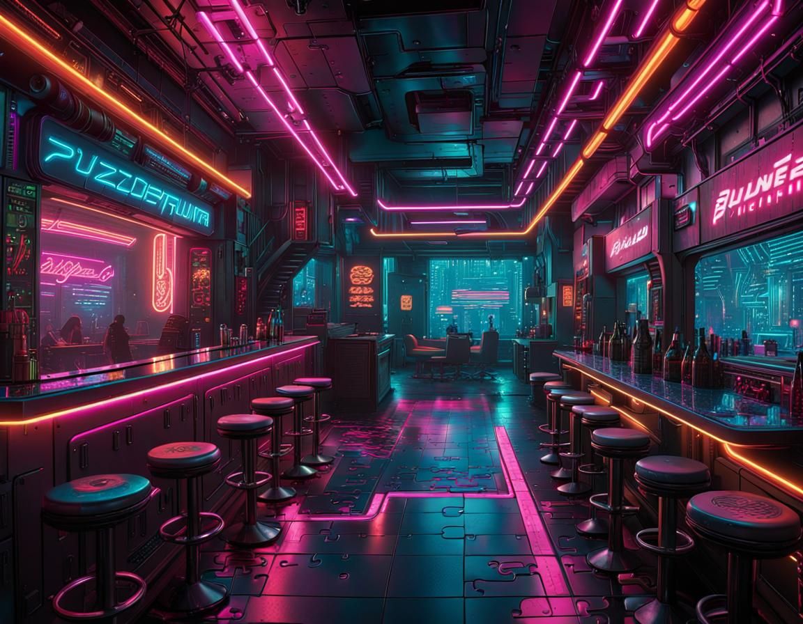 Nightclub (Cyberpunk RED) III - AI Generated Artwork - NightCafe Creator