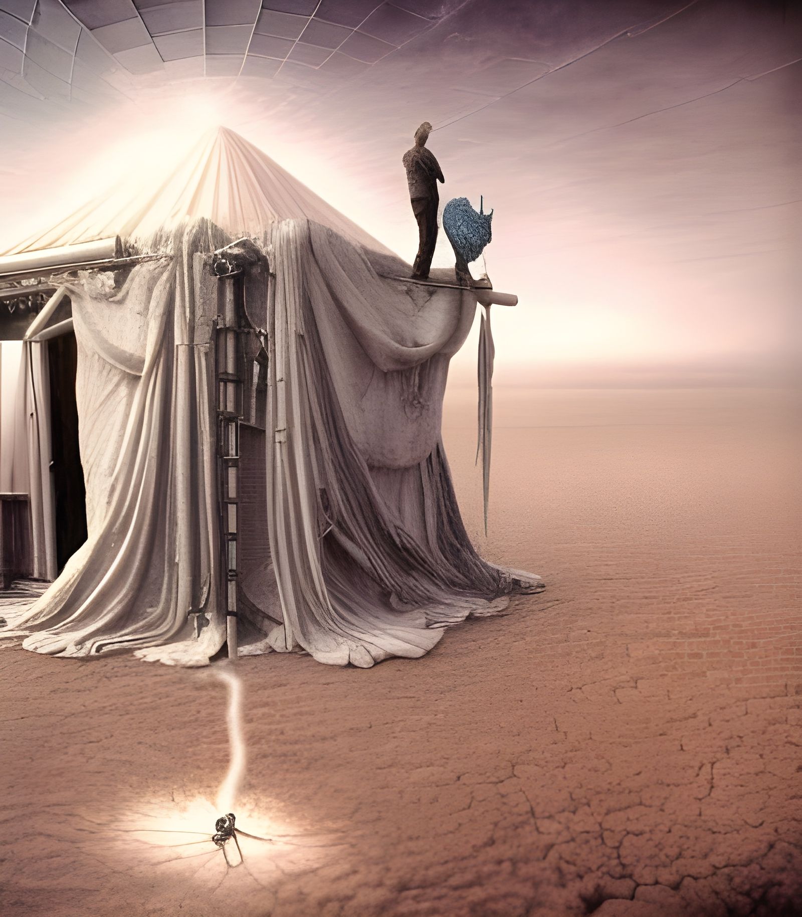 Surreal Stopmotion Dreamscape in Ethereal 16k Resolution