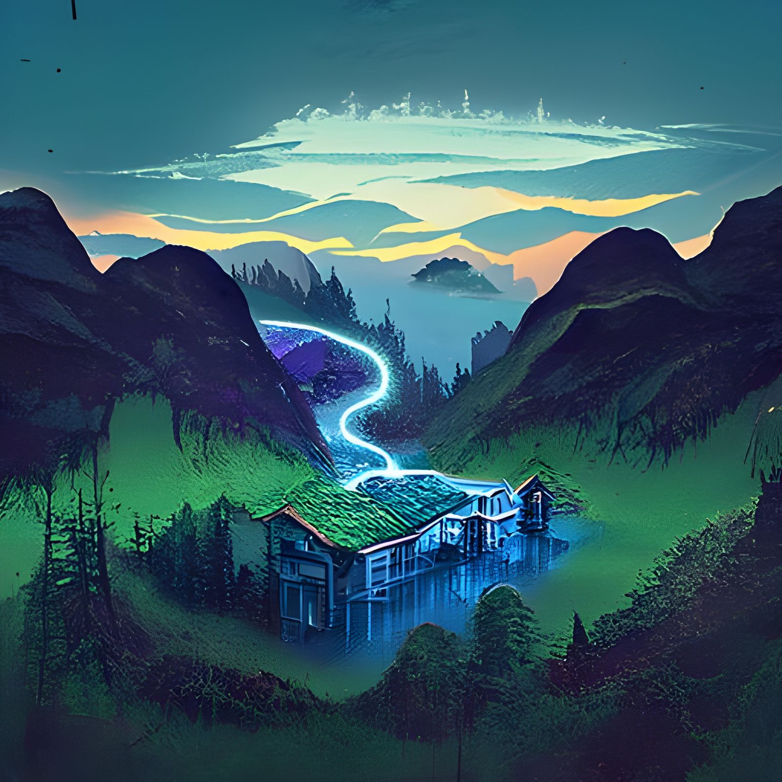 Misty valley cabin retreat