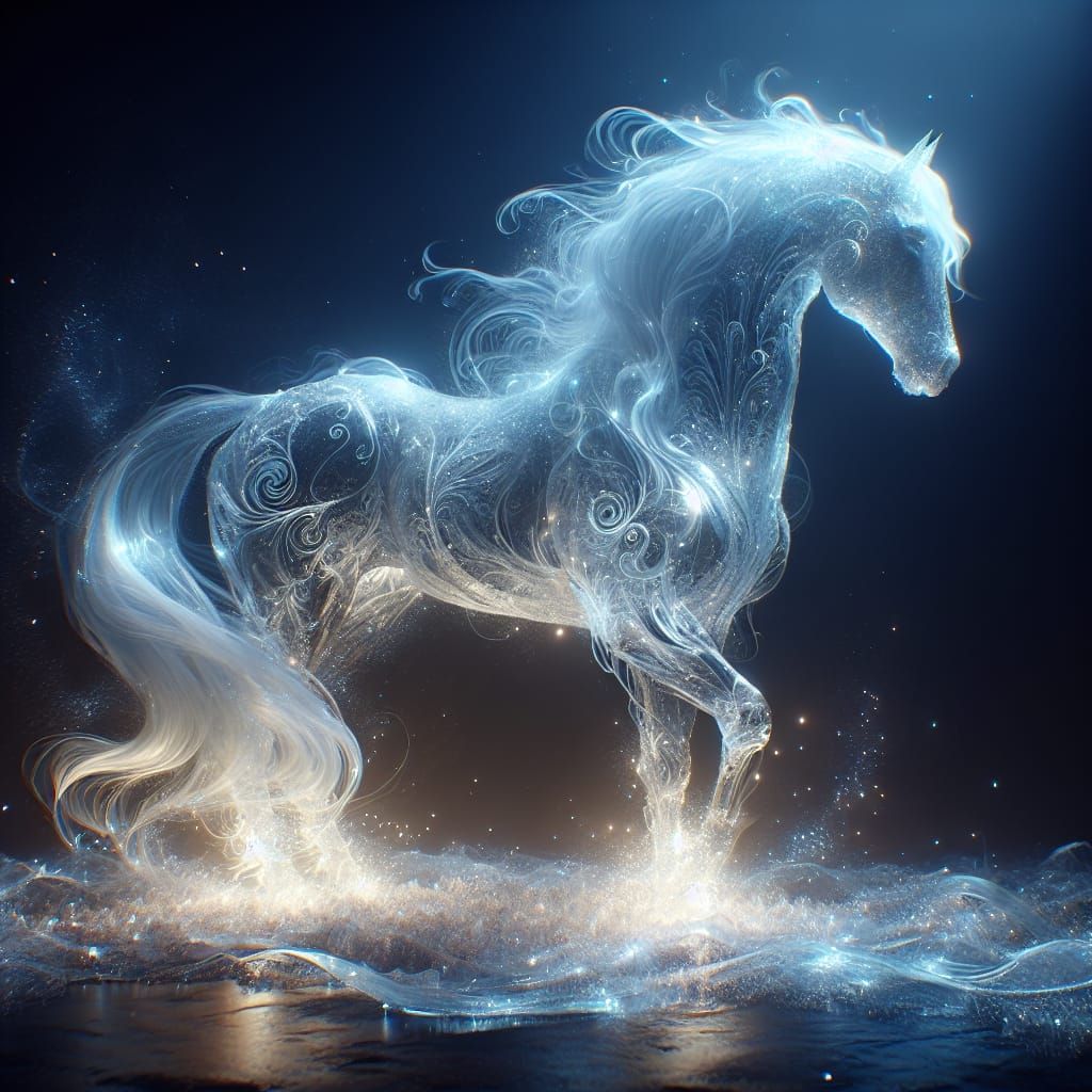 magical horse 🐎   by @faiz