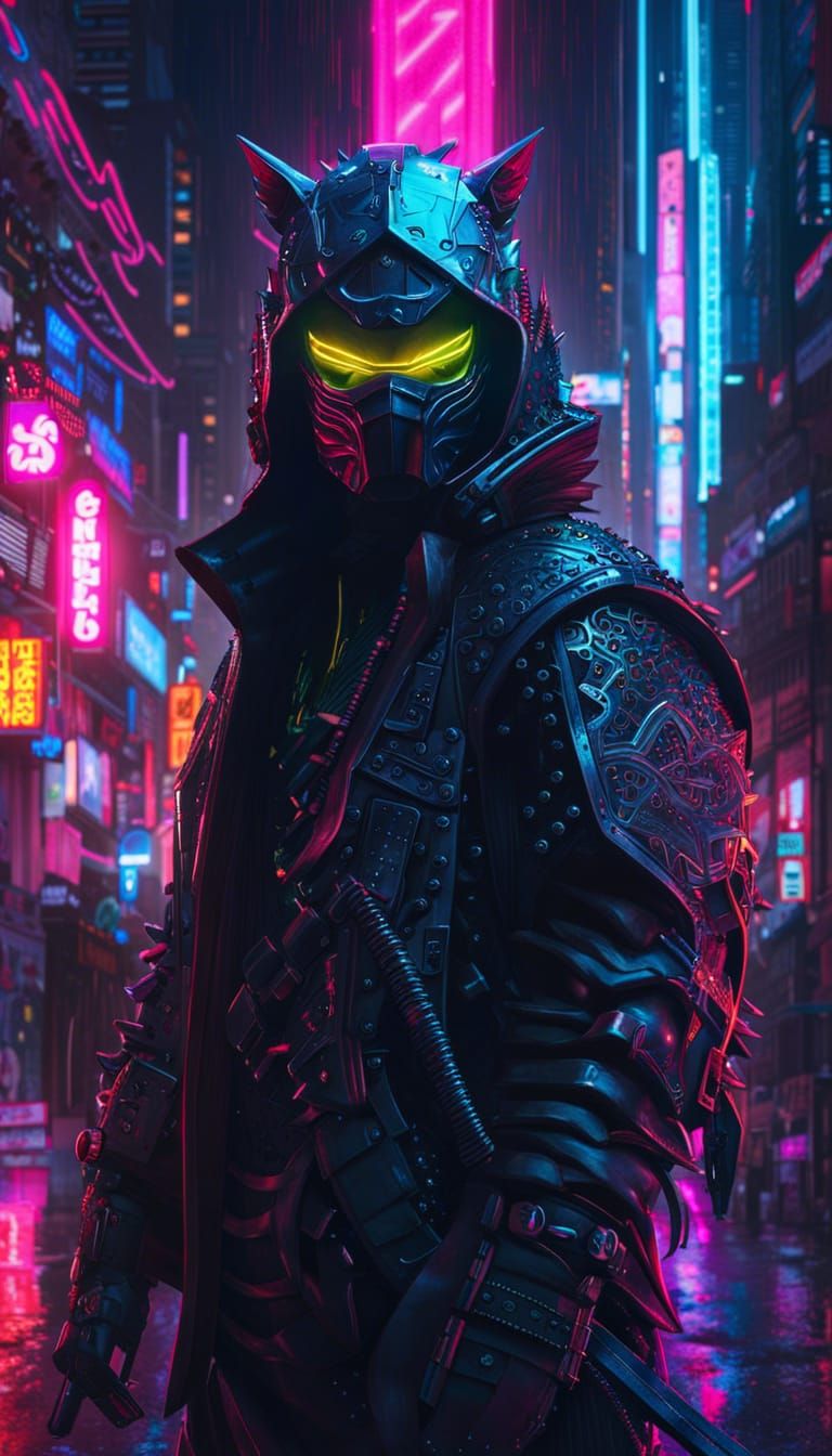 Cybernetic Ninja - AI Generated Artwork - NightCafe Creator