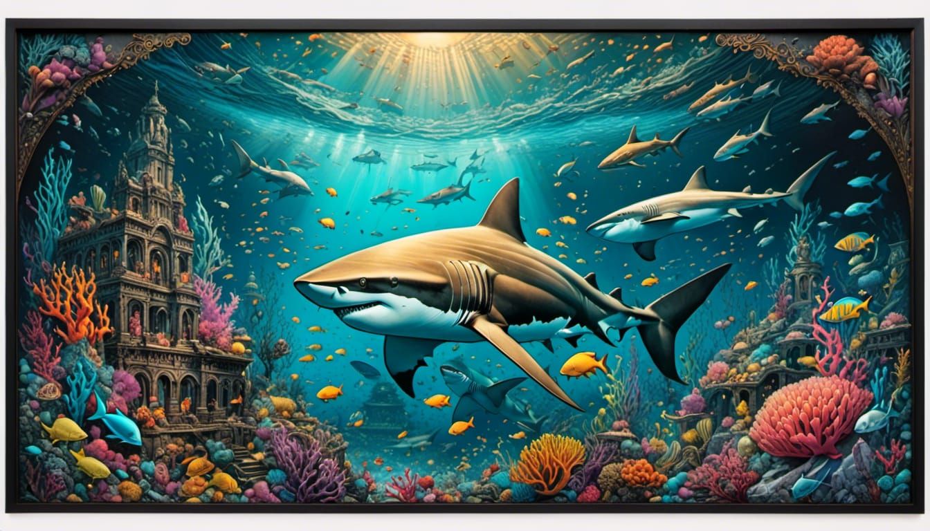 Sharks  by @FREEQ-AI
