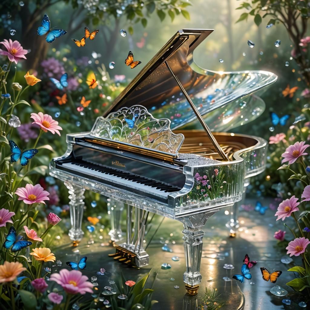 My Fantasy Gardern Piano  by @Harpianolin
