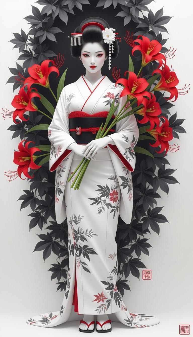 Kimono Girl  by @Ka Bin