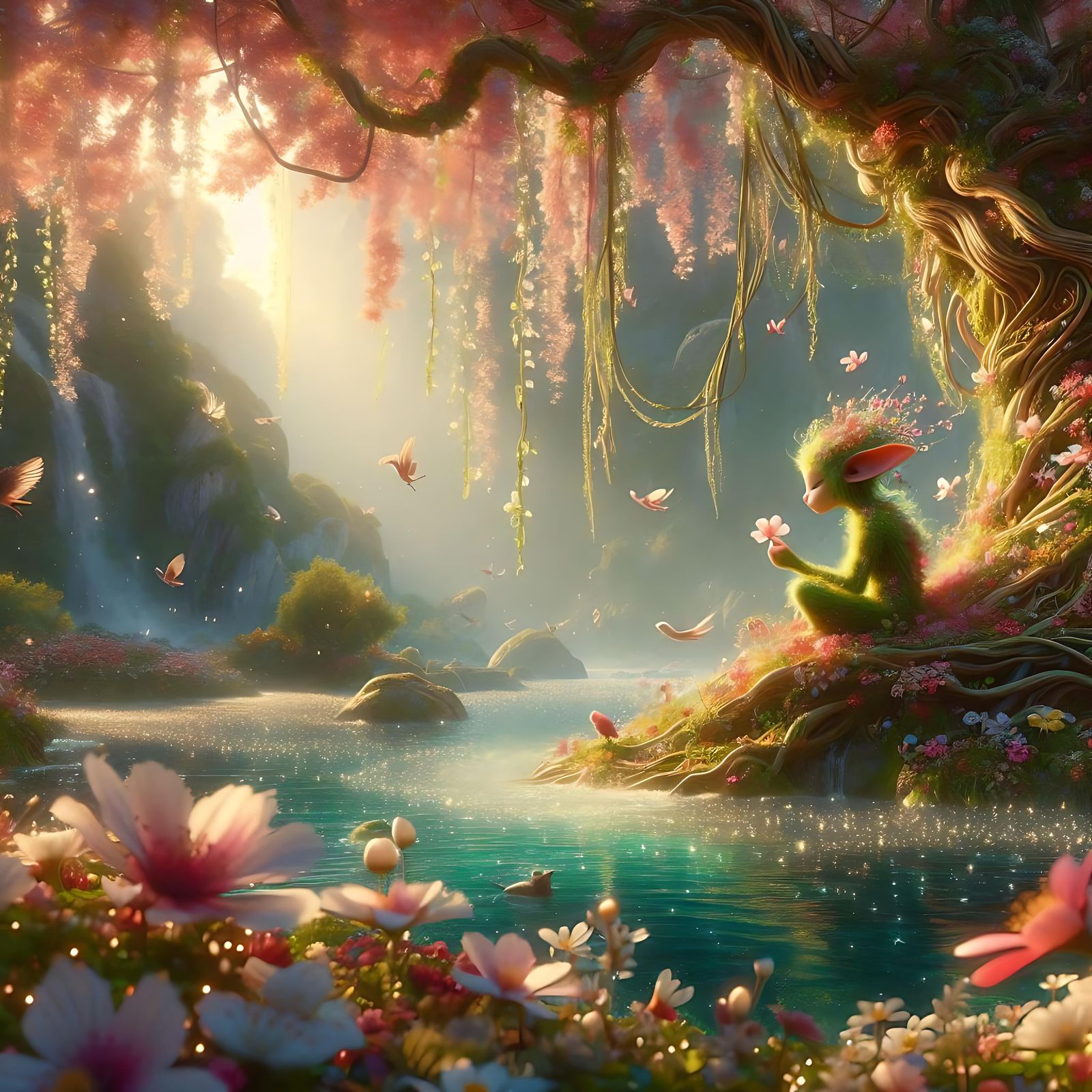 Serene Pixie Blossoms