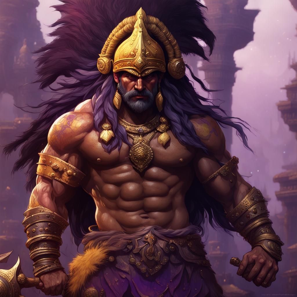 Barbarian Warrior from India - AI Generated Artwork - NightCafe Creator