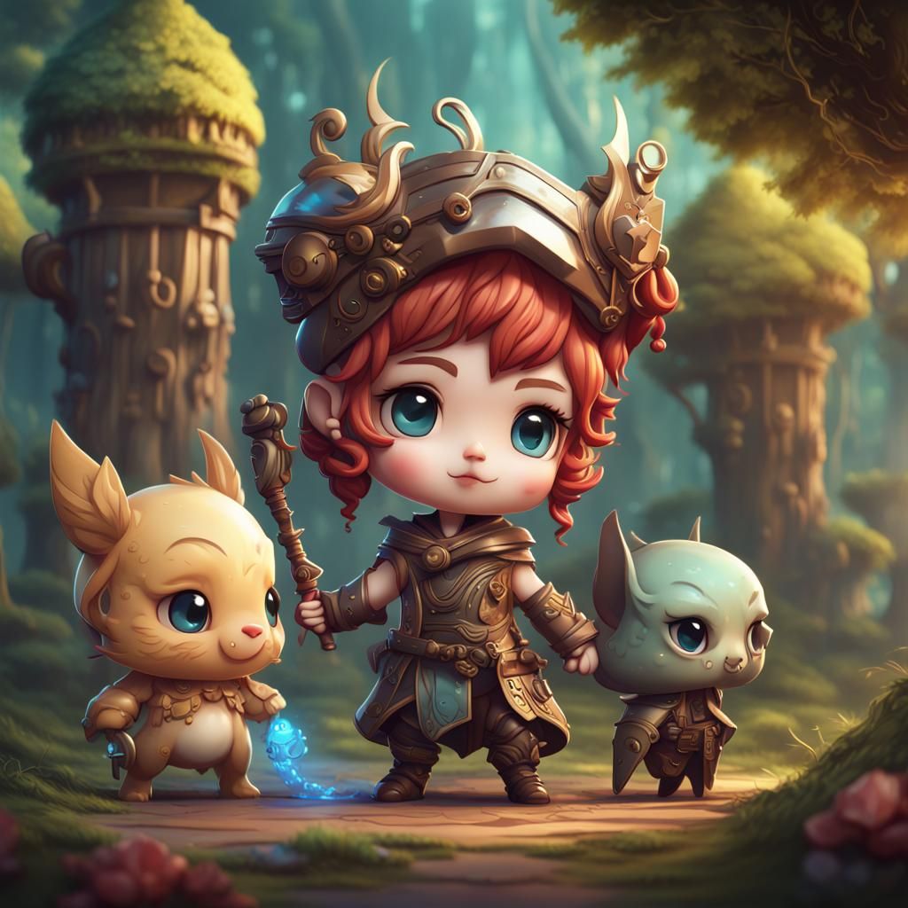 Chibi Characters  by @Lefteris Michael