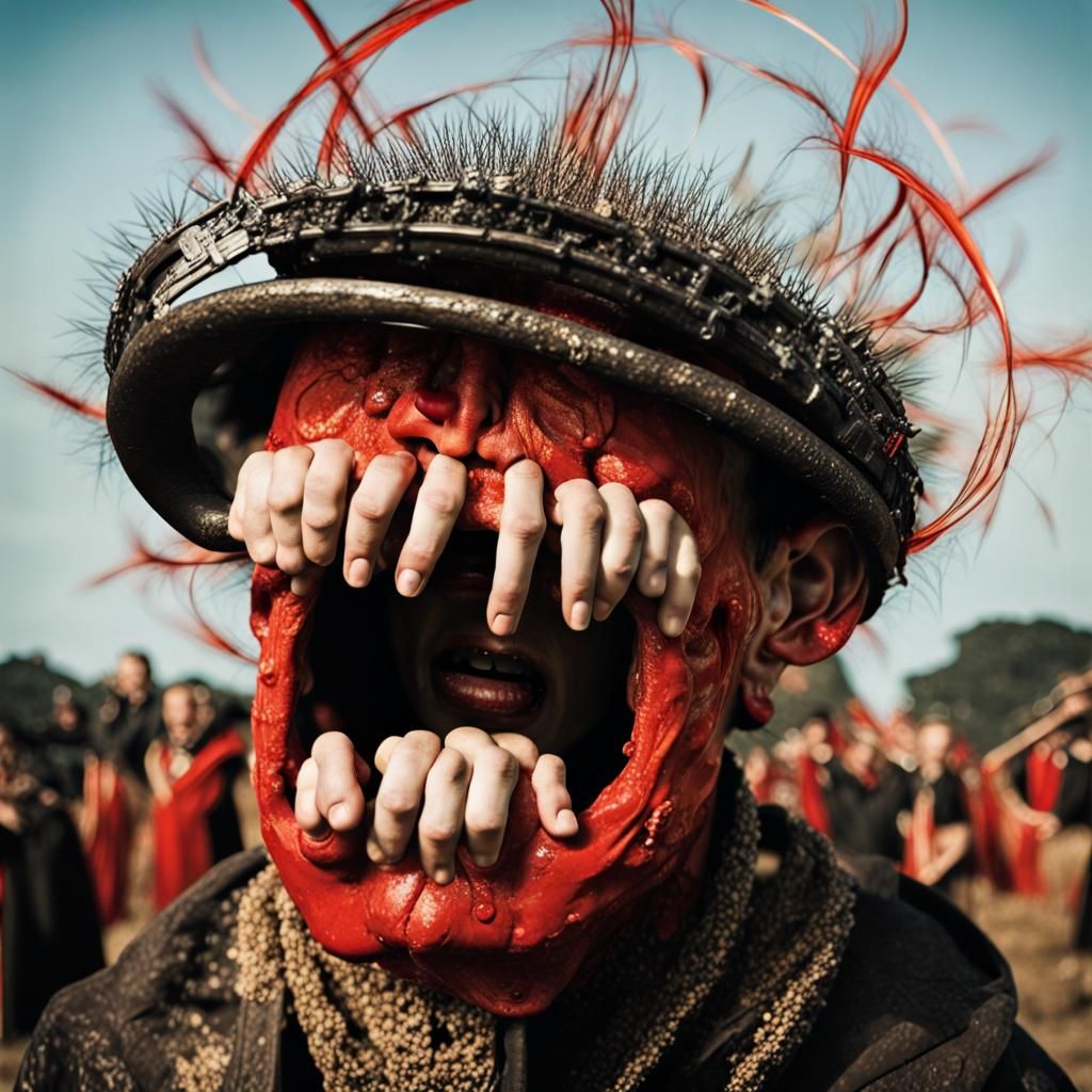 Surreal Transformation at Korean EDM Festival