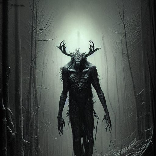 Wendigo - AI Generated Artwork - NightCafe Creator