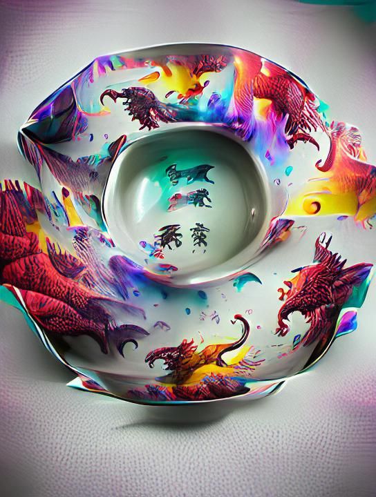 Dragon Bowl underside with mark