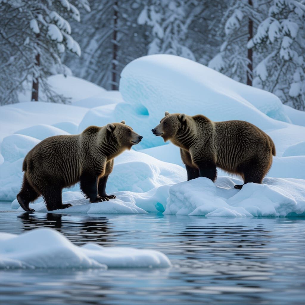 Bears on Melting Ice