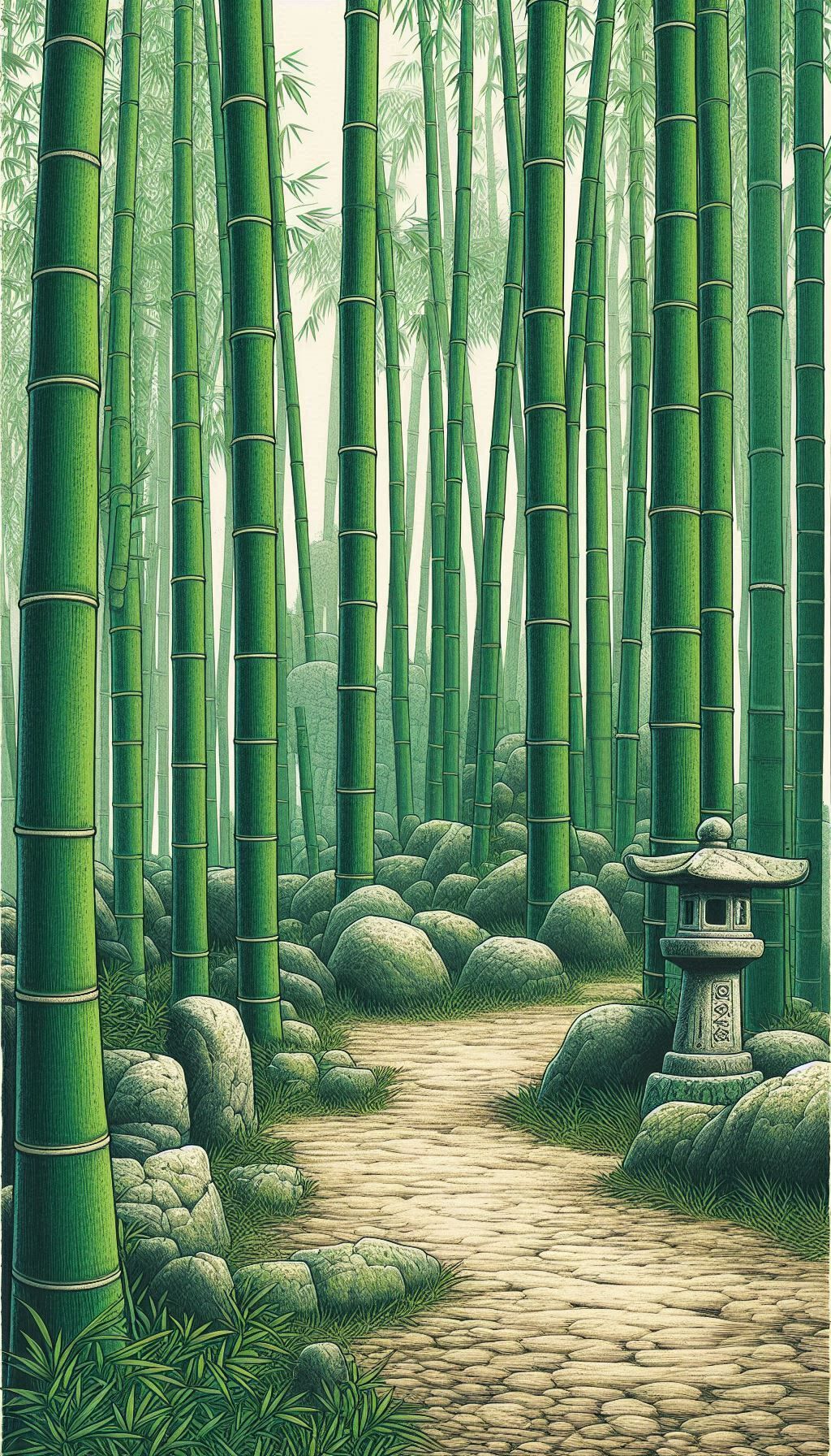 Bamboo path