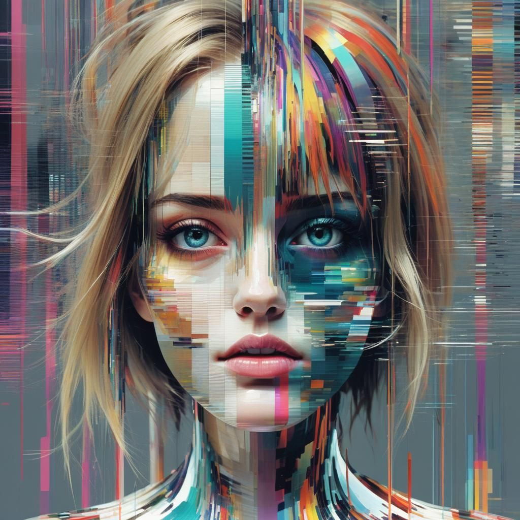 Glitch Art  by @fischsuppe