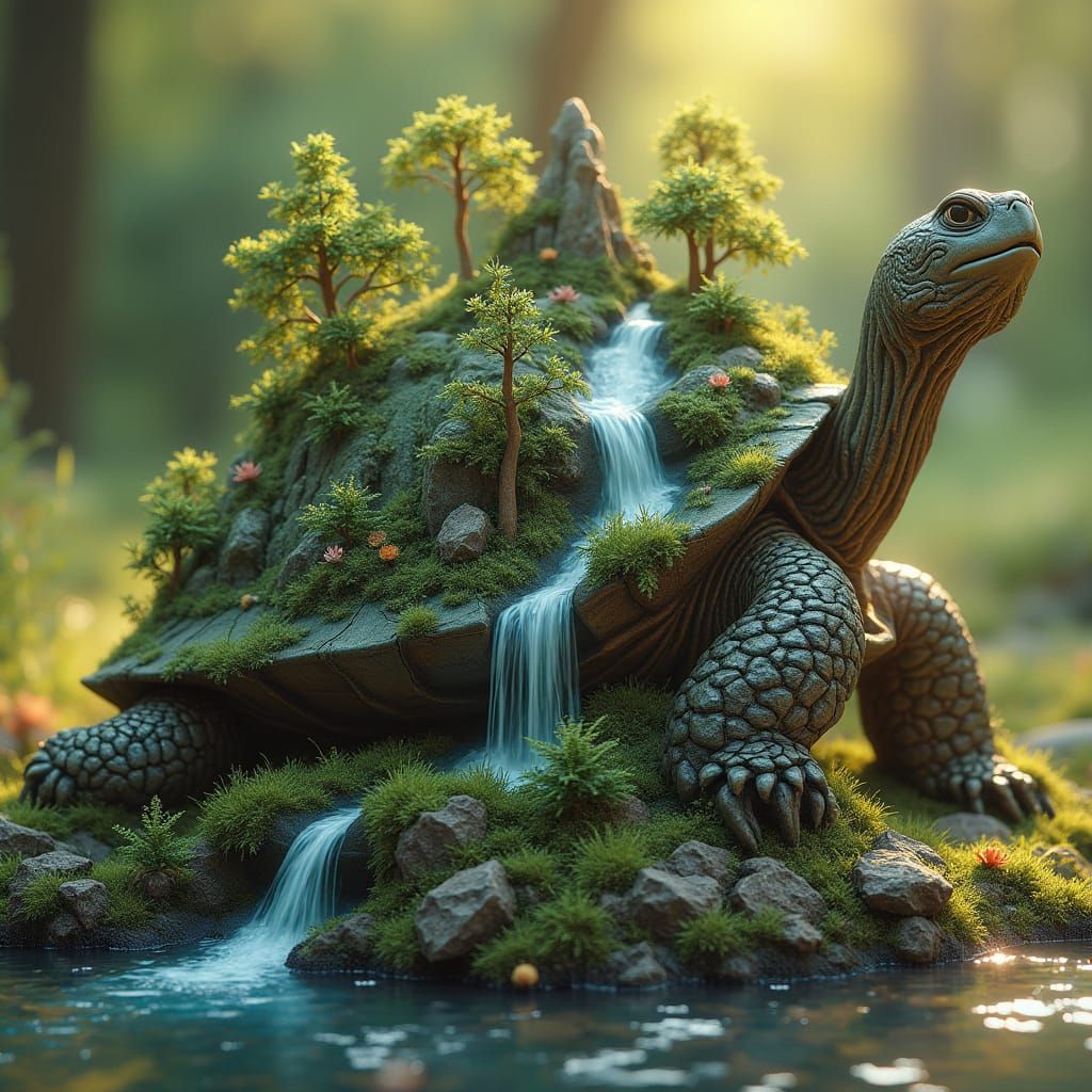 Tortoise Town  by @SantaVader