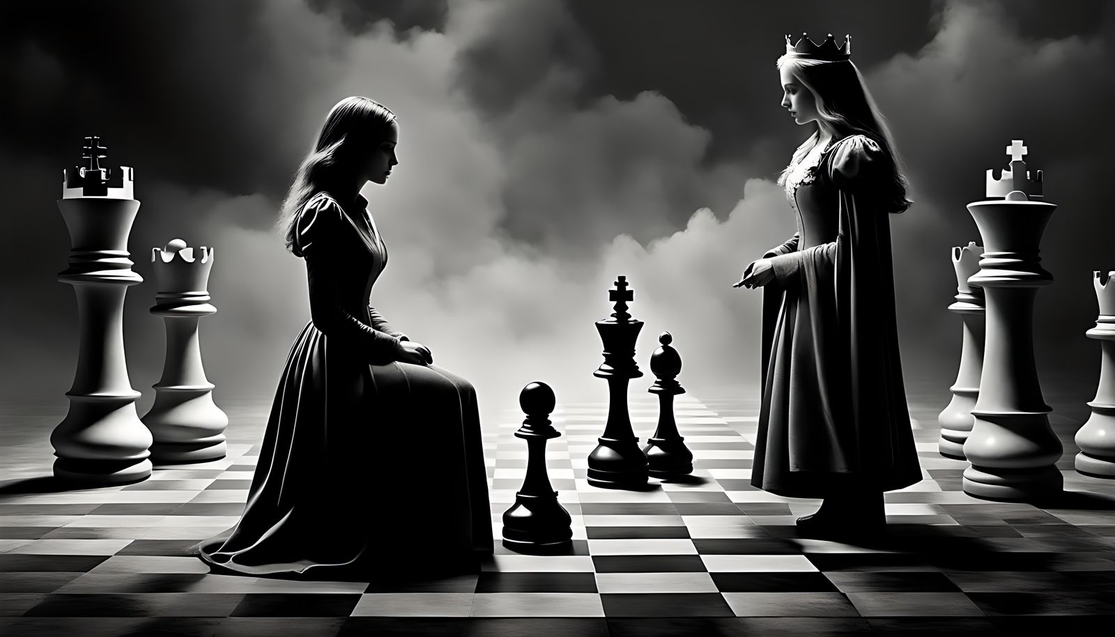Alice and the ‘White Queen’.