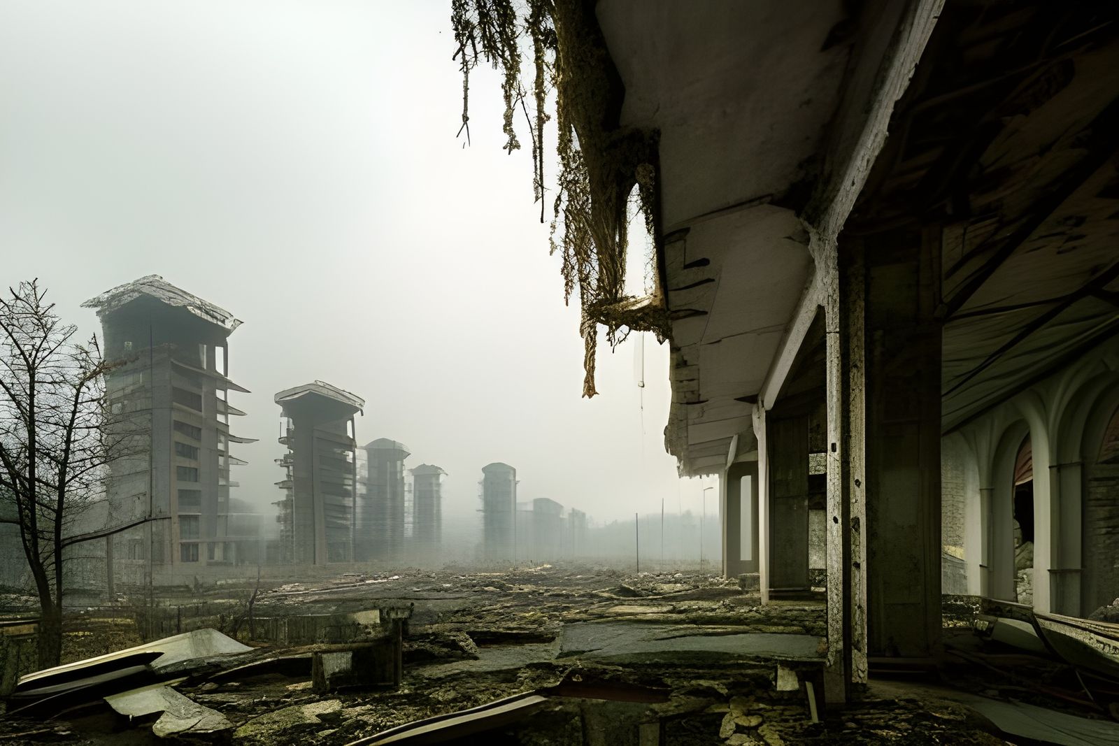 Abandoned city  by @Cigam