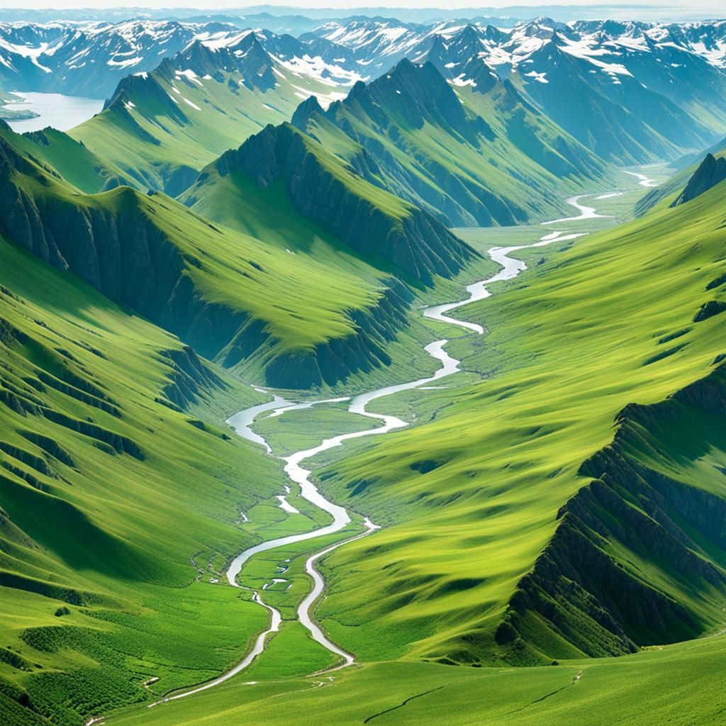 Greenland AI Generated Artwork NightCafe Creator