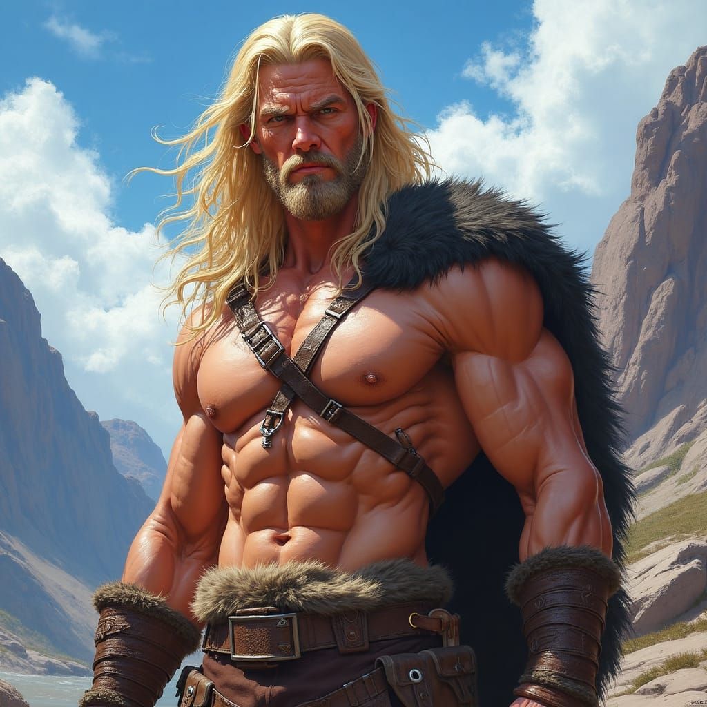 An Æsir Barbarian