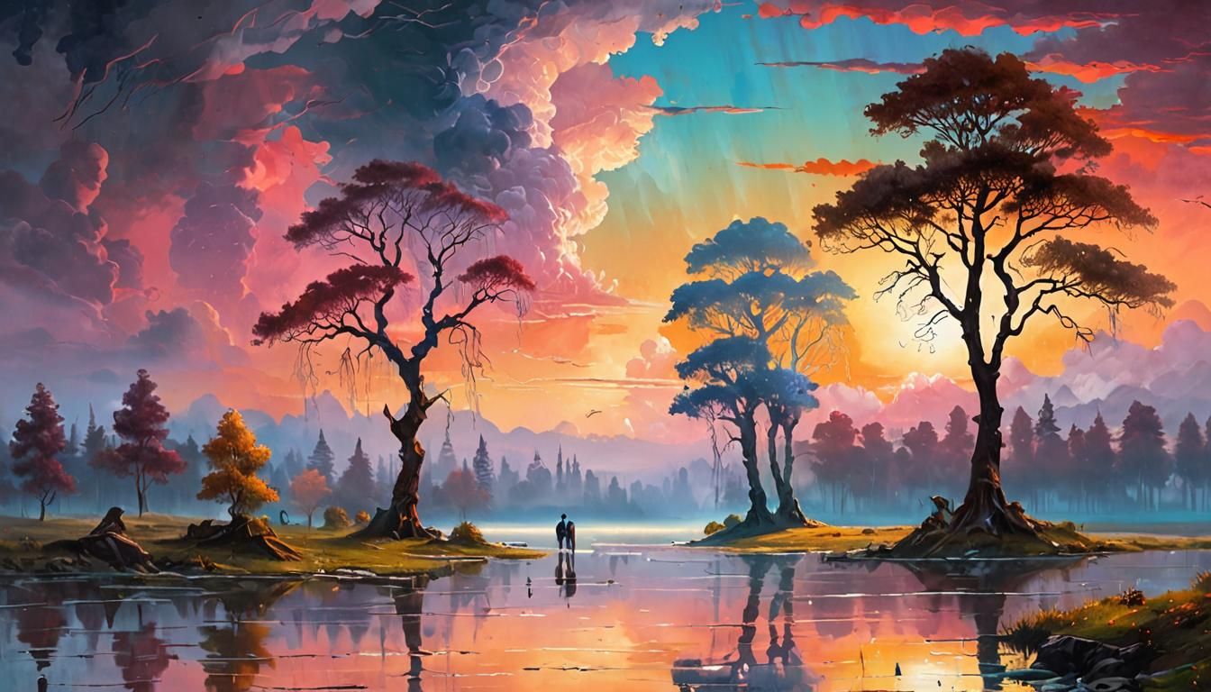 Vibrant landscape