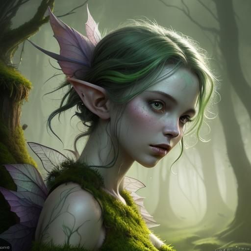 Moss fairy