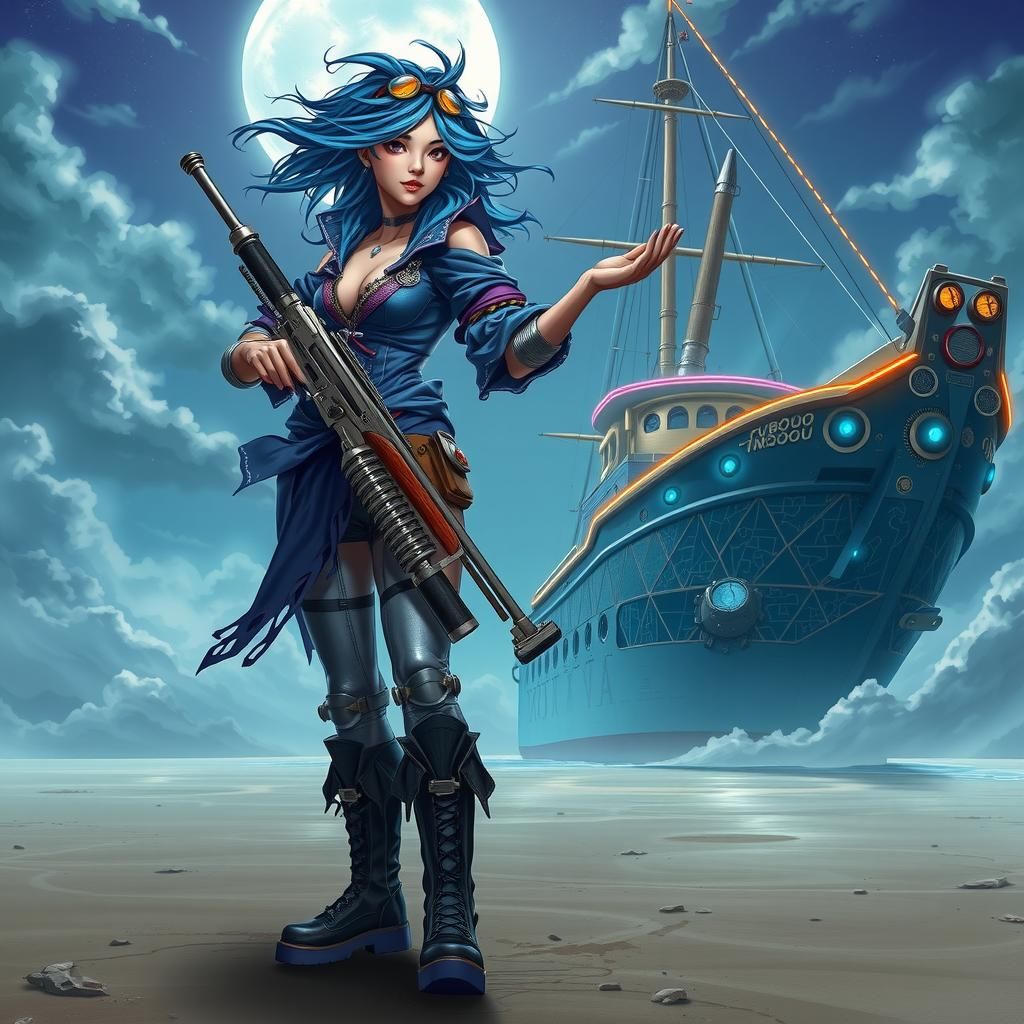 Some ships are meant to stay in deeper waters.. If there was.. This one.. Is about to fly.. 