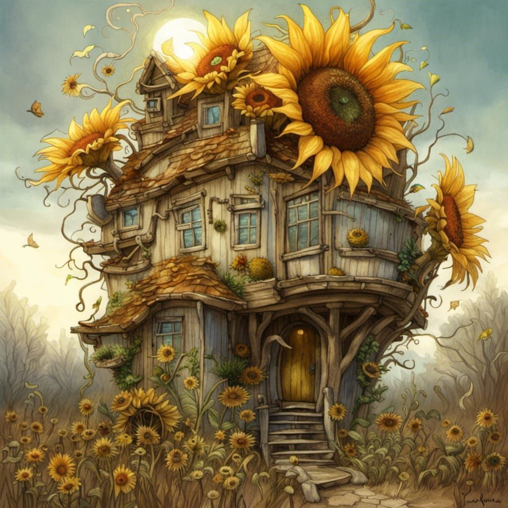 The House of Sun (flower)  by @Dayana