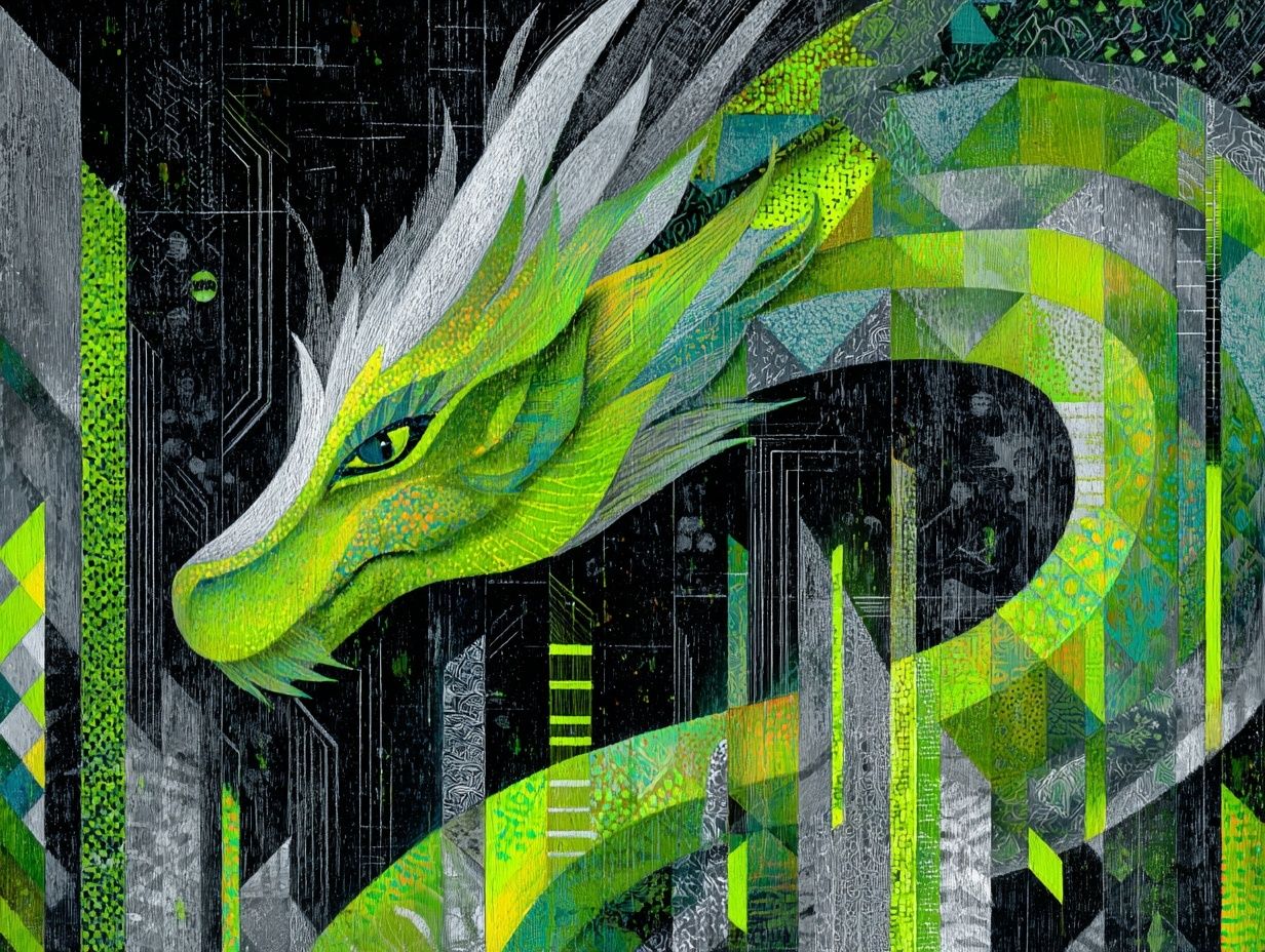 Geometric dragon
