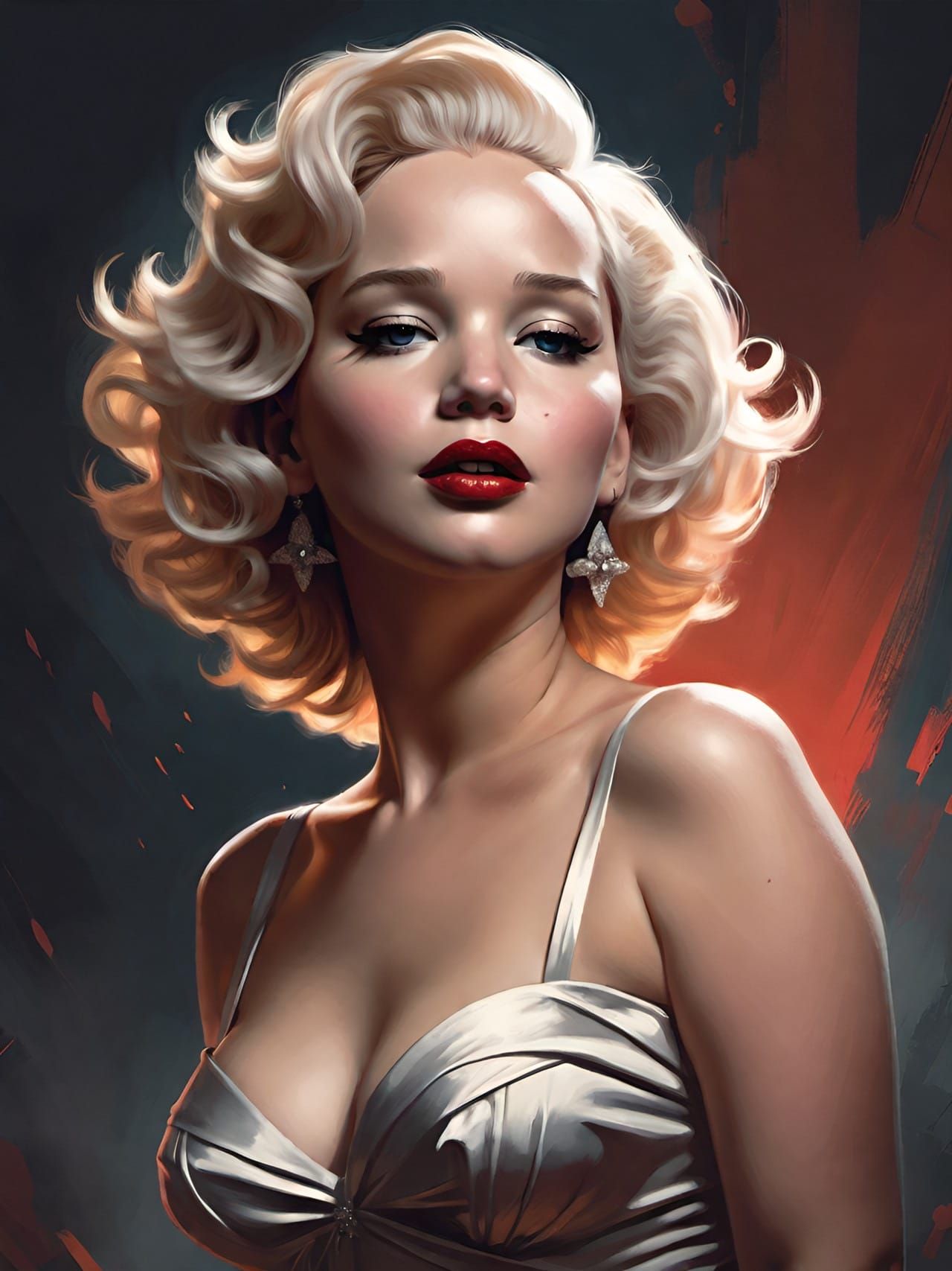 Jennifer Lawrence is Marilyn Monroe