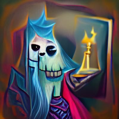 portrait of a lich