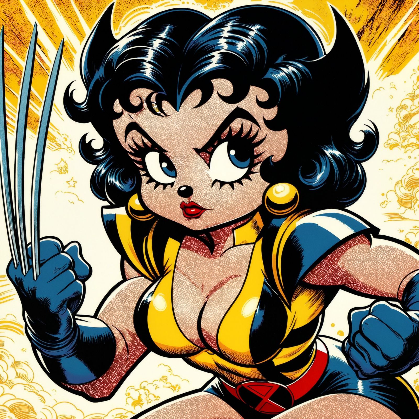 Betty's got claws! Beware of Boop-verine!