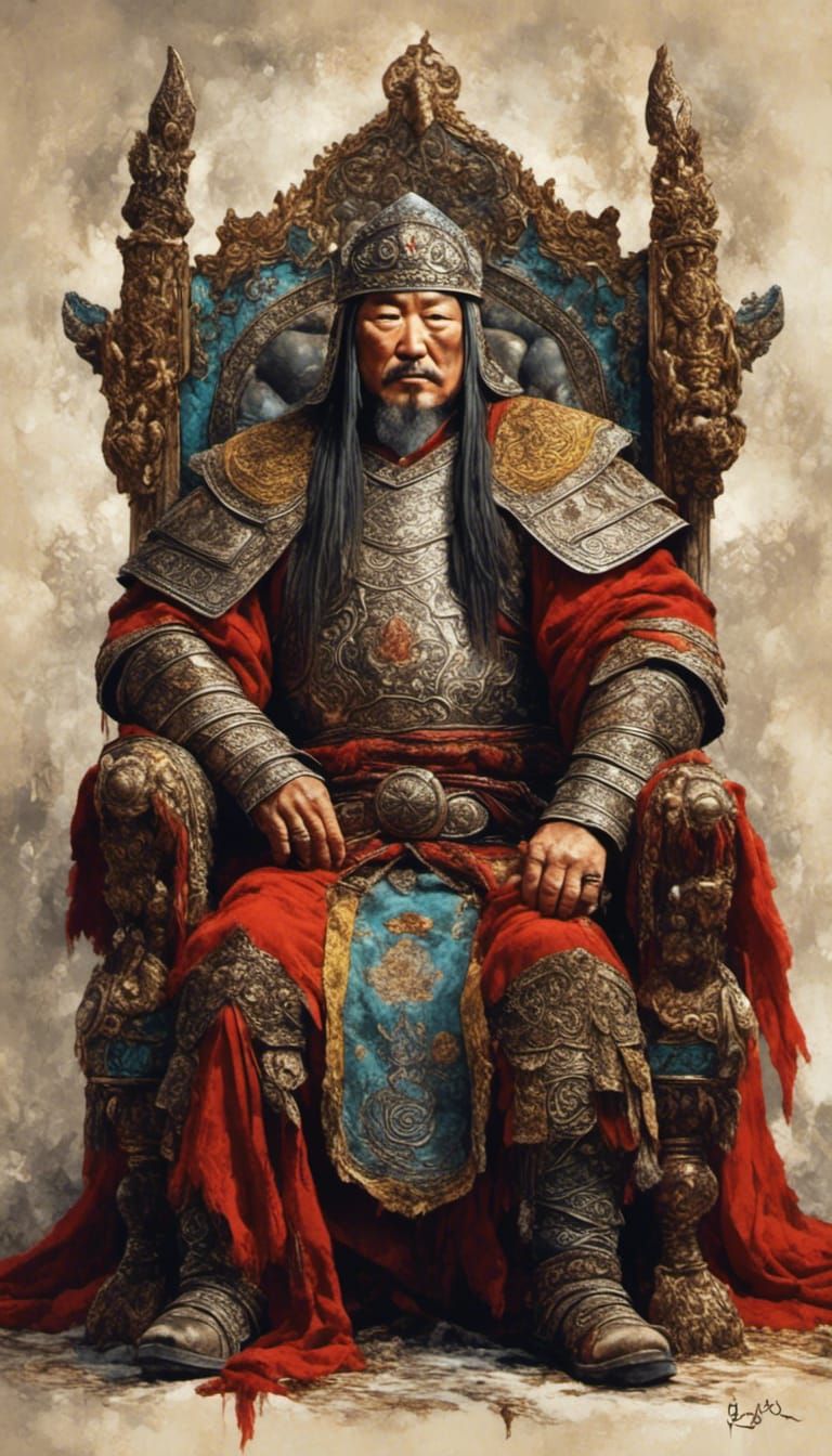 Genghis Khan AI Generated Artwork NightCafe Creator