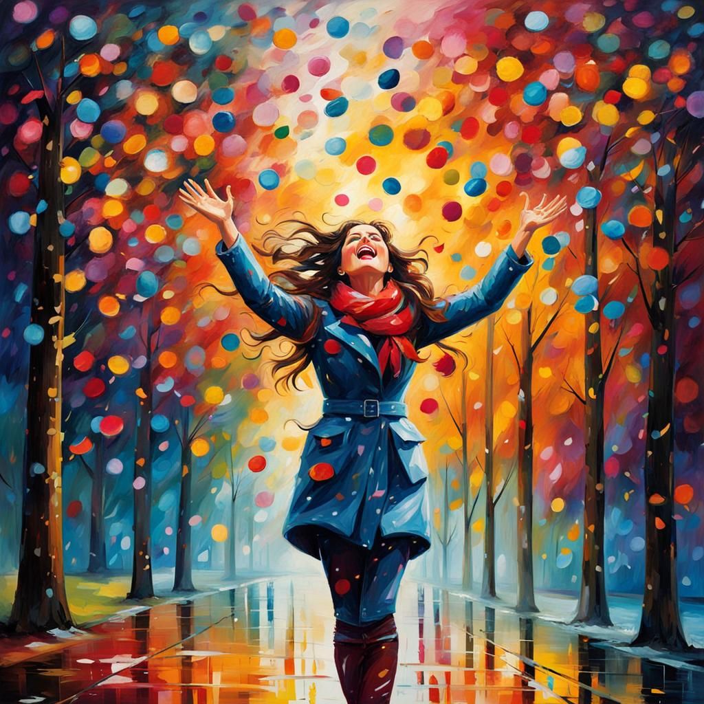 Pluie de confettis  by @Raphaelle